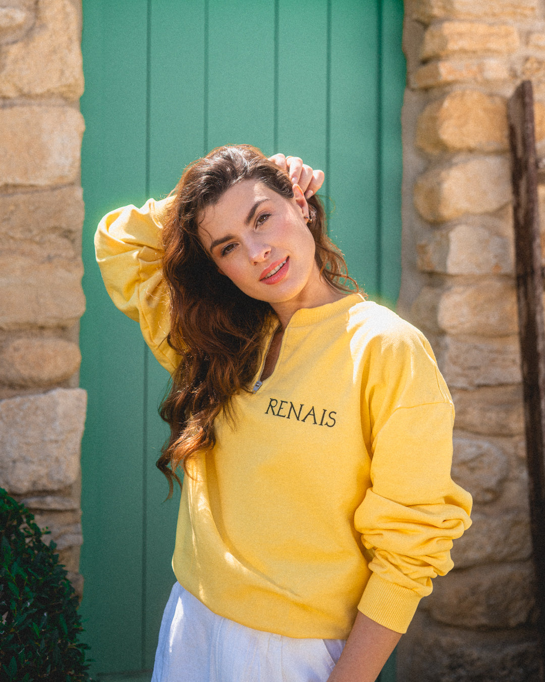 Renais x Del Toro Zip Crew Neck Sweatshirt